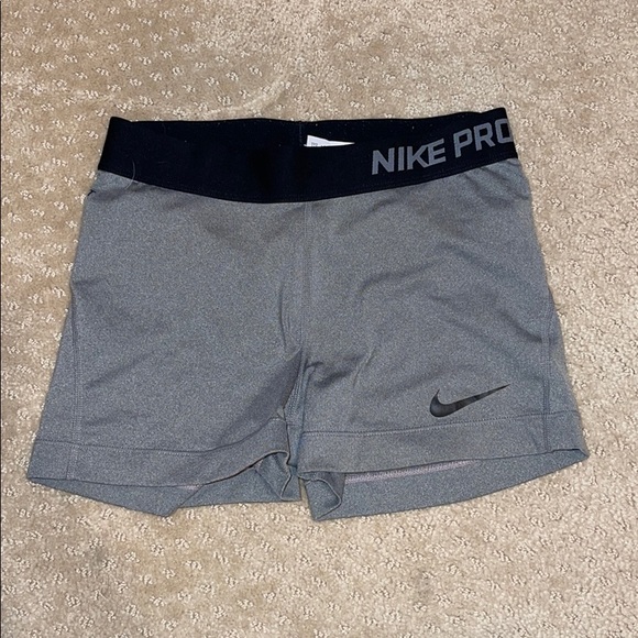 grey nike pros